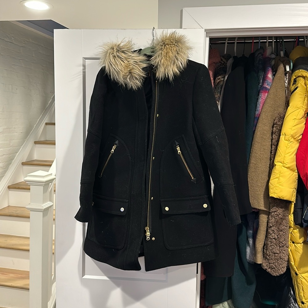 Jcrew wool coat size 4